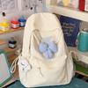 Schoolbag Female Small Fresh Bow Mori Versatile Primary School Student Burden Reduction College Student Large Capacity Backpack
