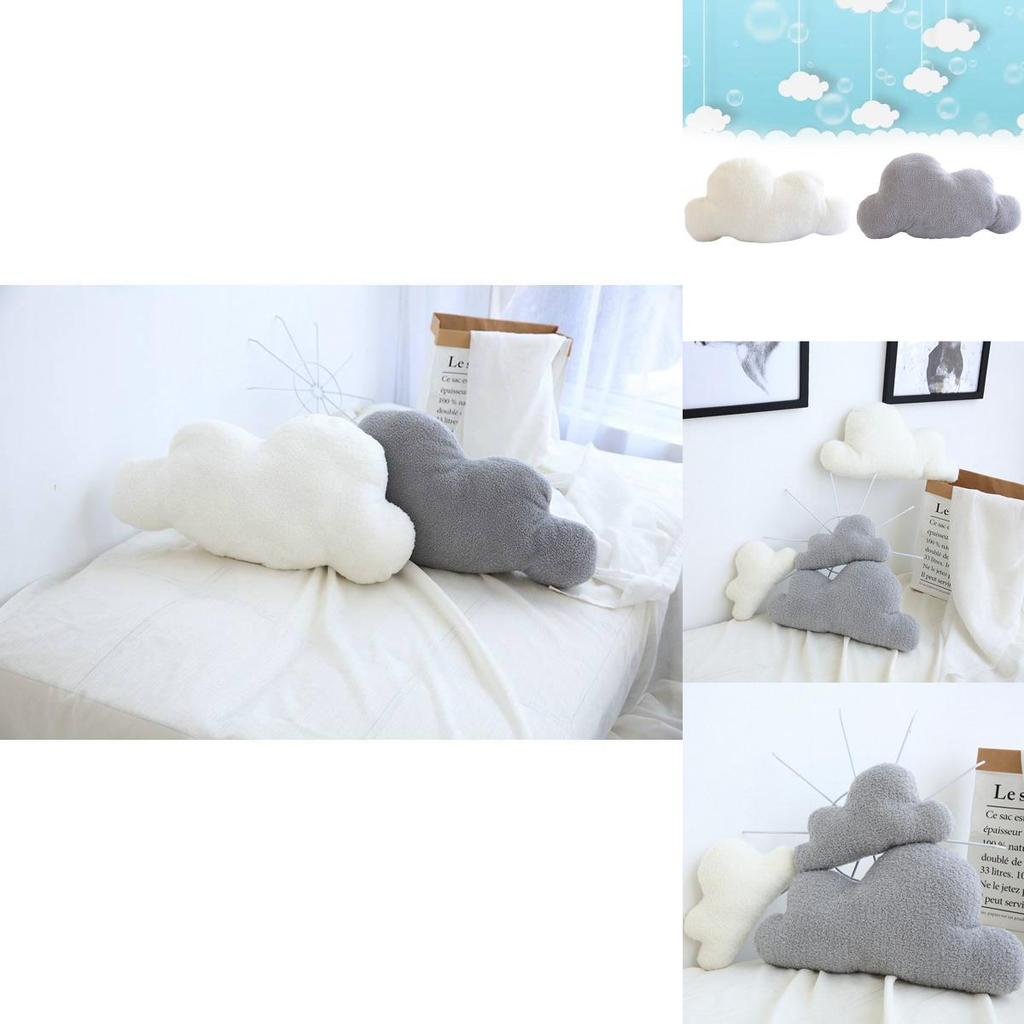 Adorable Soft Clouds Plush Pillow Cozy And Comfortable For Car Or Sofa Use
