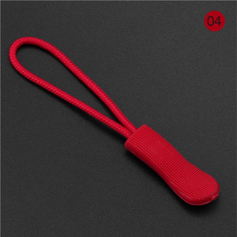 10Pcs Fixer Crafts Tag Apparel Sewing End Fit Zipper Buckle Zipper Puller Zipper Ropes Zip Cord