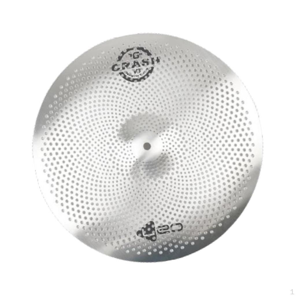 Lavvolum cymbal, stille cymbal, trommeslagerøvelse, cymbal, mute for nybegynnere