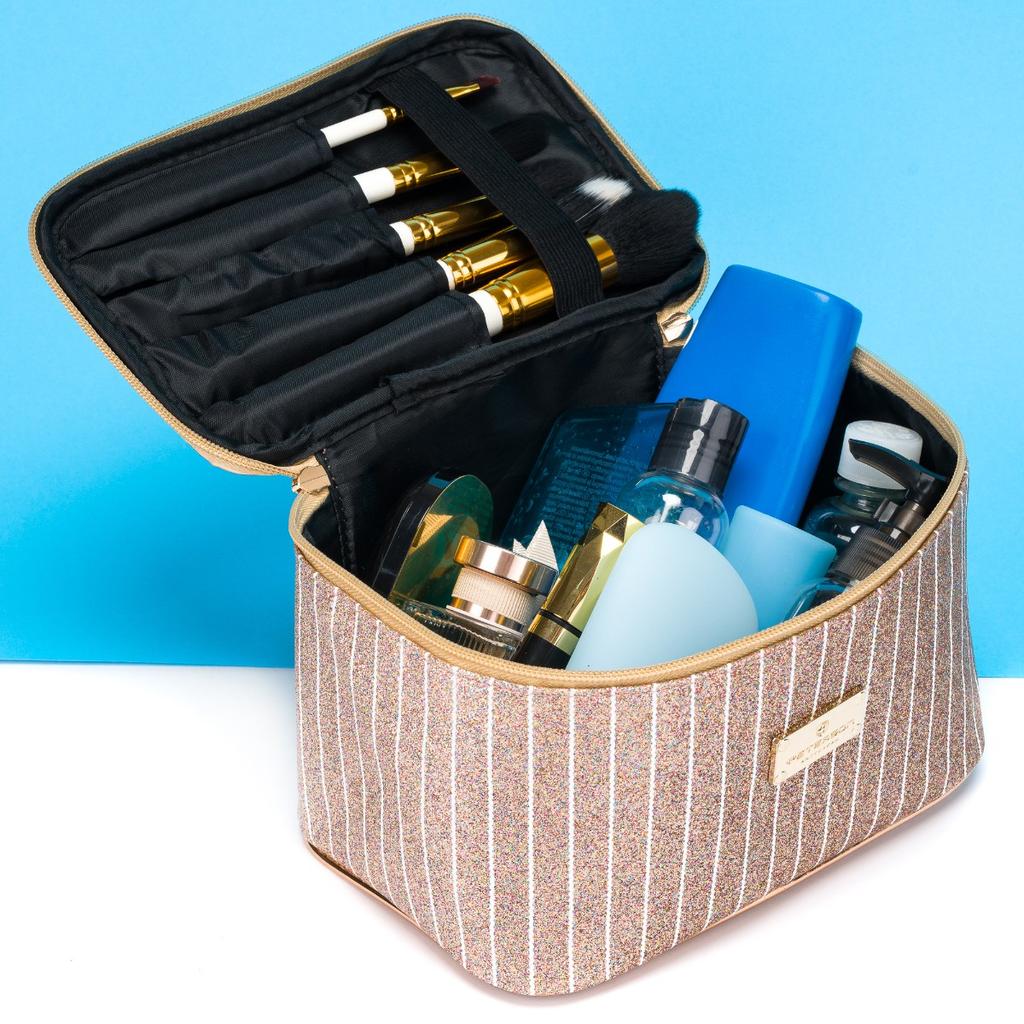 Cosmetic bag PTN KOS-L04-B-7231 gold rose