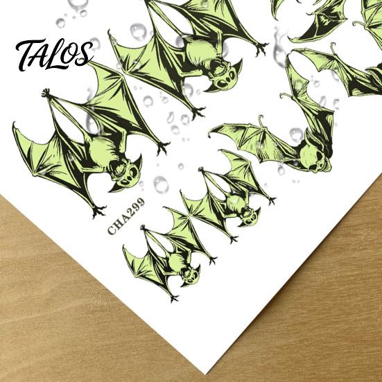 Double Sided Hanging Bats Halloween Glow-in-the-Dark Bat Wall Stickers, Luminous Decals, Spooky Window Clings Indoor Outdoor Yard Tree Party