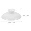 Ceramic Tea Cup Lid White 3 Inch Diameter Simple Elegant Design for Tea Bowls Mugs Coffee Cups Easy Clean Reusable Cup Lid