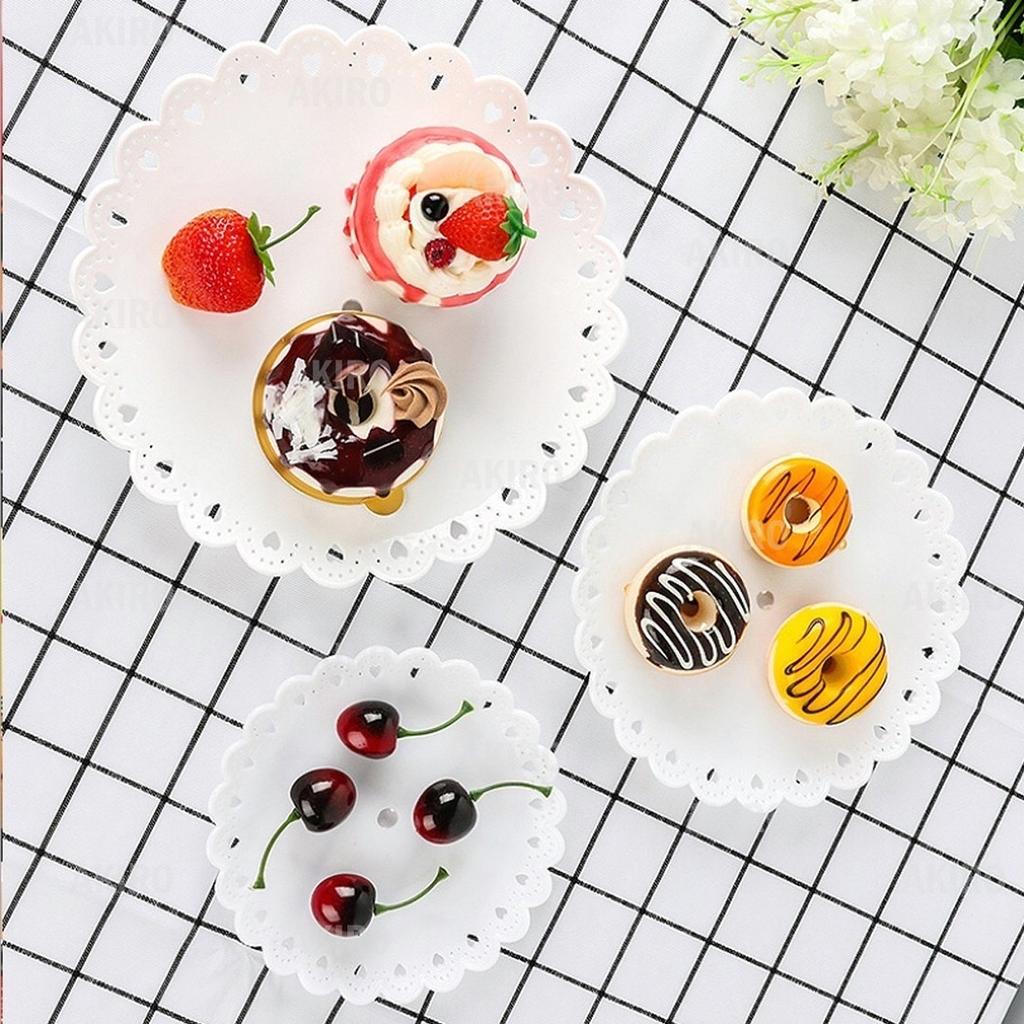 Stylish Tiered Tray Stand for Display for Birthdays Weddings Desserts