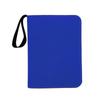 Card Storage Organizer with 9 Grid Transparent Pockets Honeycomb Texture Solid Pattern Zippered Closure and Wrist Strap for Document Protection