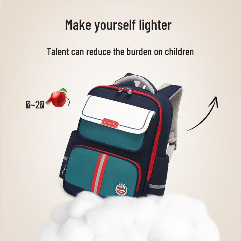 Sunshine 8-Punkt Ergonomischer Kinder Schulrucksack