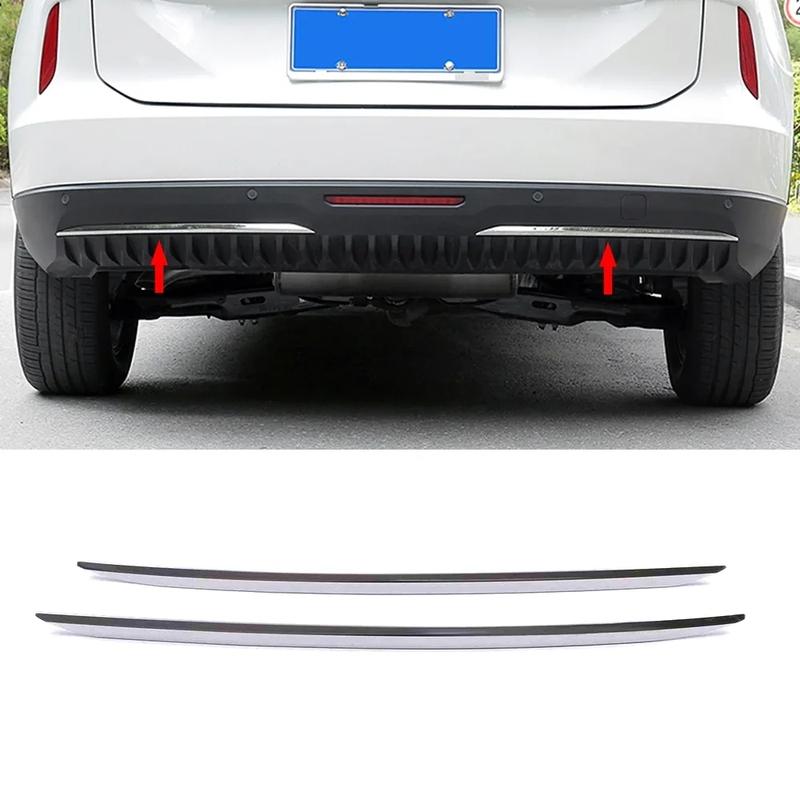 For Haval H6 3th   Rear Bumper Trim Stainless Steel Protective Strips Decoration Chrome Sticker Car Styling Accessories