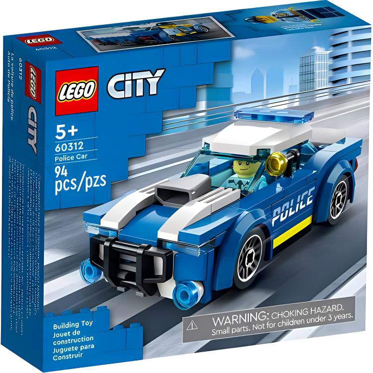 LEGO City Collection Police Car Building Blocks 94pcs 60312