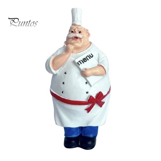 3D Fridge Magnet Cartoon Fat Chef Magnet, Hand-painted Refrigerator Picture Photo Holder for Home Office Kitchen Decoration Durable