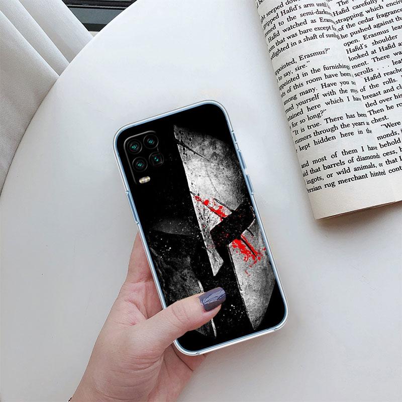 Spartan Warrior Transparent Phone Case for LG K22 K30 K40 K40S K41 K42 K50 K50S K51 K51S K52 K61 K62 K71 K92 Q61