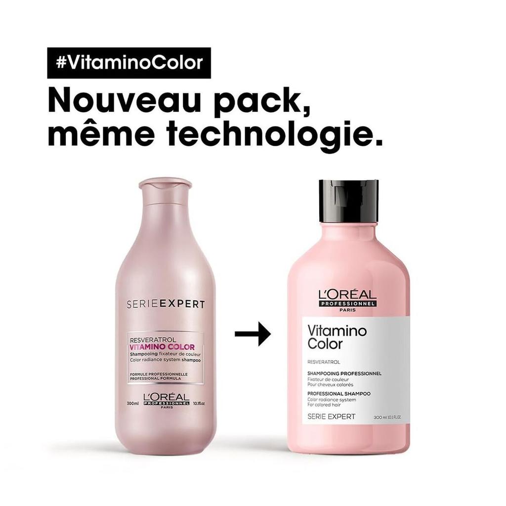 L'Oreal Professionnel, Serie Expert Vitamino Color, Resveratrol, Hair Shampoo, For Colour Protection, 300 ml