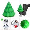 Christmas Hat Tree Gift Car Tail Trailer Rod Various Car Tail Pendant Protective Ball Cover Decorations Fashion Mood Accessories