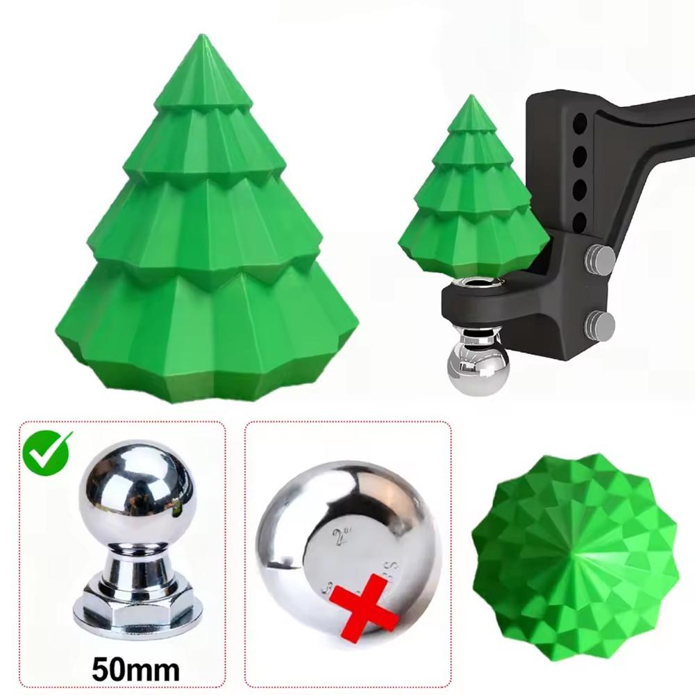 Christmas Hat Tree Gift Car Tail Trailer Rod Various Car Tail Pendant Protective Ball Cover Decorations Fashion Mood Accessories