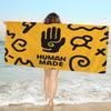 Fashion H-Human M-Made Big Microfiber Beach Towels Quick Dry Towel Sand Beach Towels Pool Towel for Travel Swim Pool Yoga