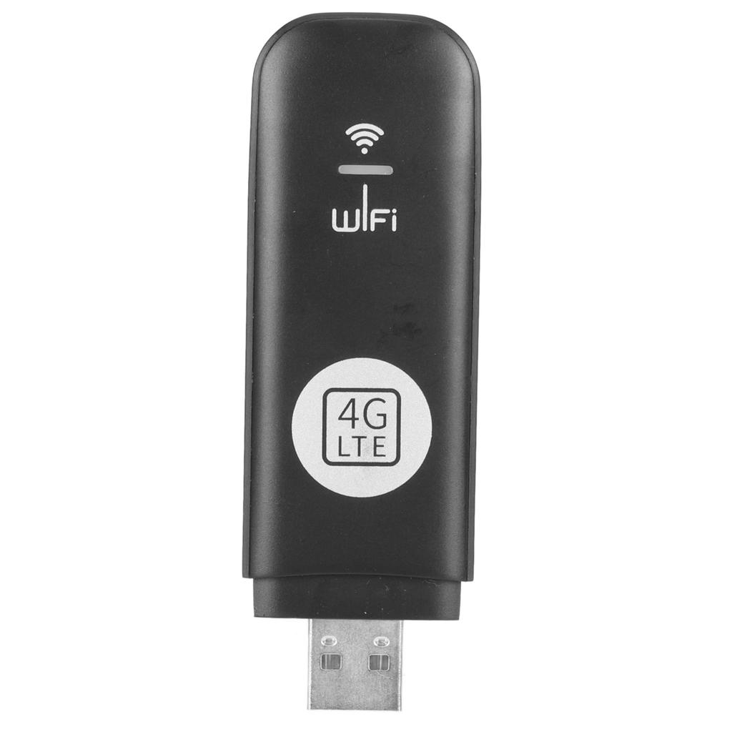 4G LTE USB WiFi Modem with SIM Card Slot 150Mbps High Speed 8 Users Sharing Portable 4G Router Travel Hotspot for Tablet