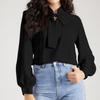 Women's Casual And Fashionable Color Long Sleeved Shirt Top Long Sleeved Shirt Top