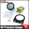 2" 52MM Oil Pressure Gauge Kg Car Meter With Press Sensor Bracket Pod Holder Automotive Auto Car Accessories For 12V Vehicle