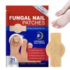 21 STÜCKE Nagelpflege-Patches Nagelreparatur-Patches Stellen gesundes Aussehen wieder her Zehennagelaufkleber Professionelle Wickel für Pediküre-Vorbereitung