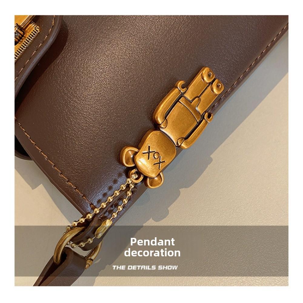 Premium Sense Bag Women's Niche Retro Bucket Bag Commuter Casual Versatile Messenger Bag