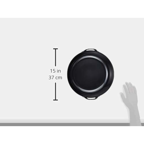 Endo Shoji TKG Iron Tempura Pan, 33cm, Size: 340 x 350 x 130 mm (W x D x H), Capacity: 2570g, 2.6mm thick iron plate keeps oil temperature constant, D
