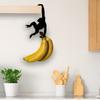 New Kitchen Wall Door Metal Hook Key Hanger Cat Tail Monkey Shaped Decor Holder Clothes Storage Rack Seamless Hook Tool