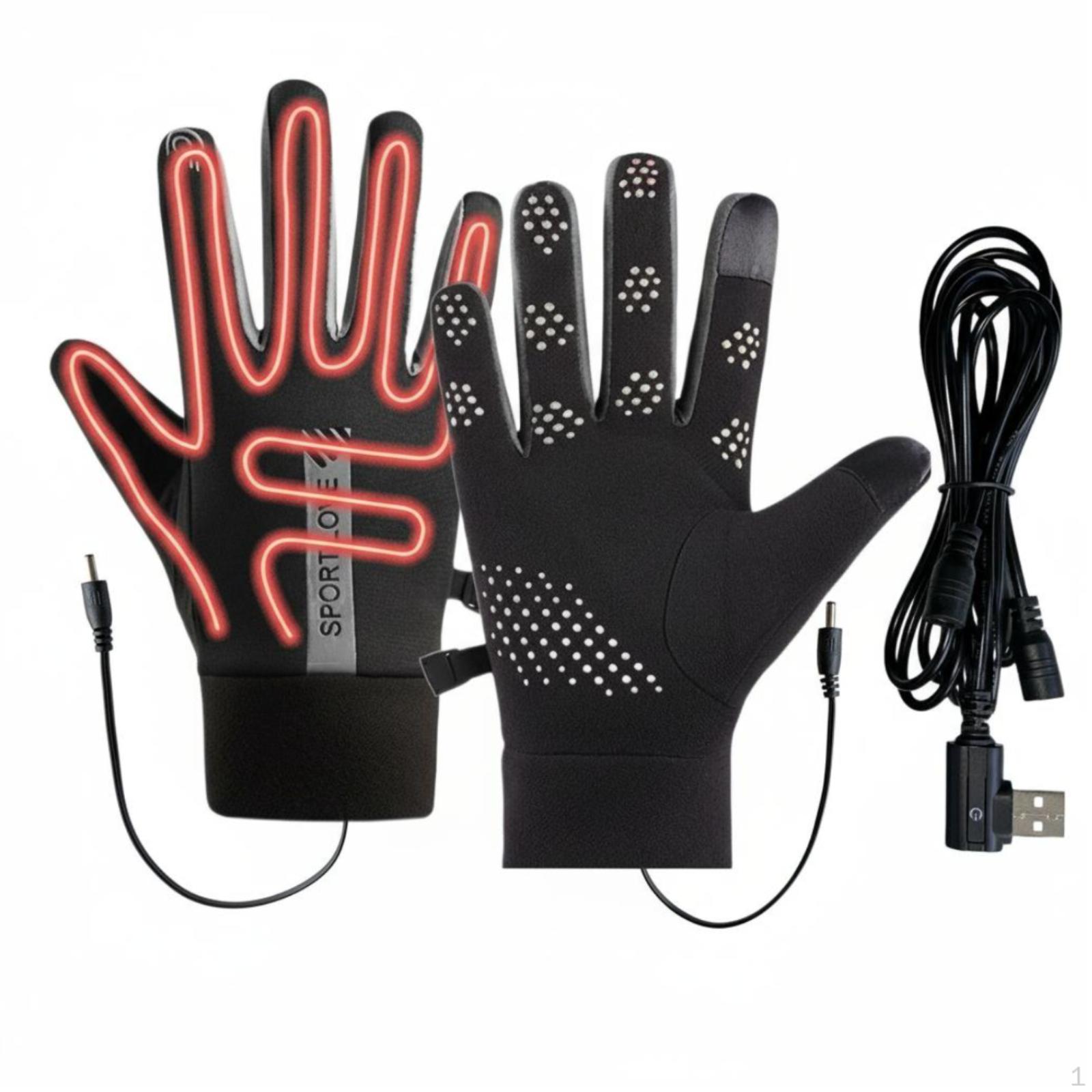 Heated Gloves, portablecharging Electric Warming Waterproof Winter Outdoor