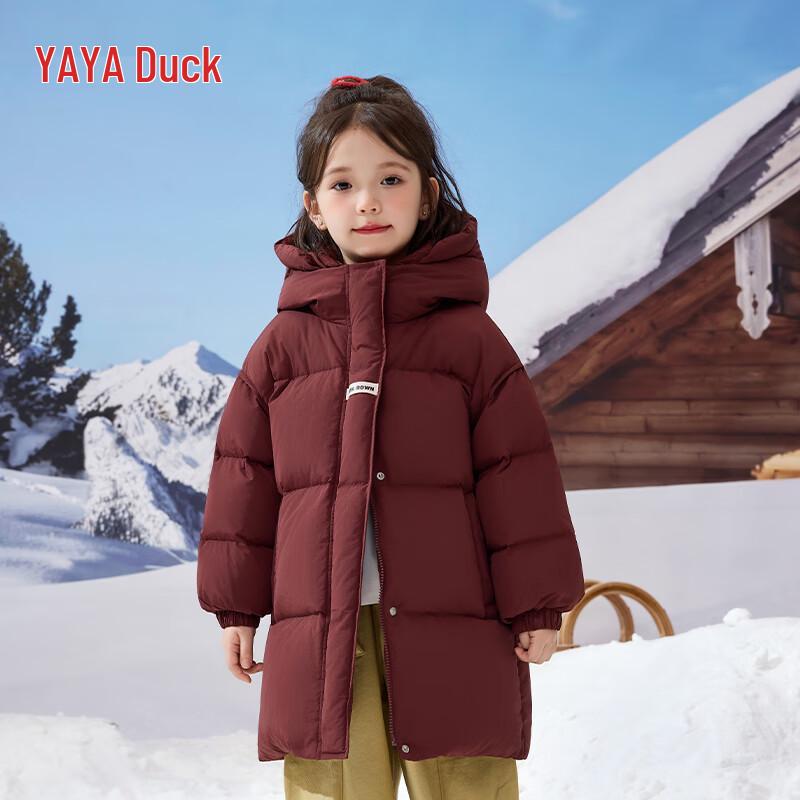 Женская корейская утепленная пуховая куртка средней длины Duck Duck 160