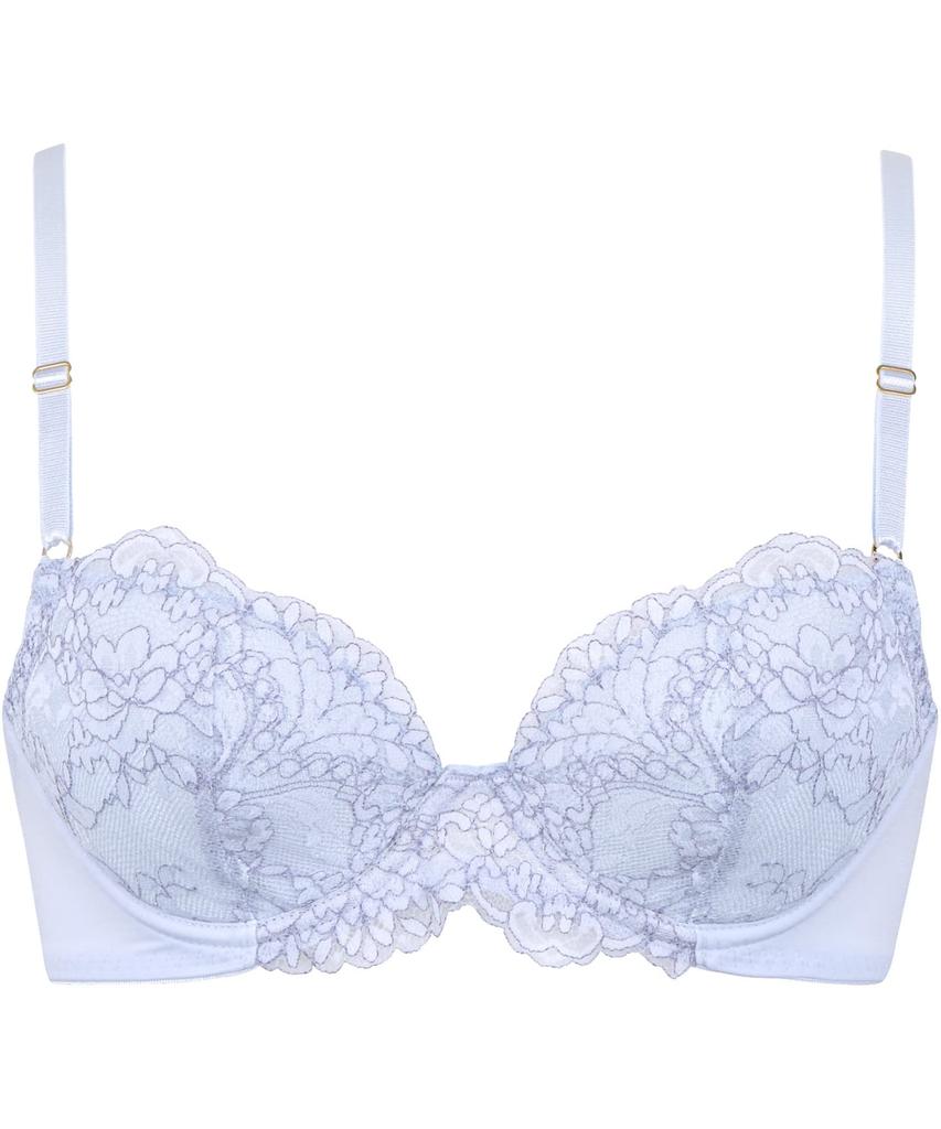 Natural Up a Bra That Creates a Fuller Bust with Delicate and Lightweight Fits Available In Small and Large BU Wing/Wacoal Bra, Natural, Lace. AA-F