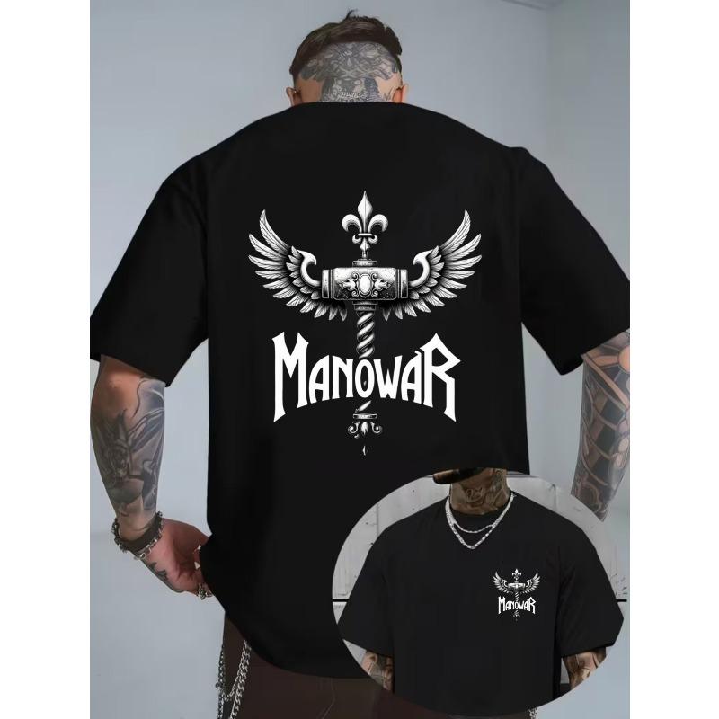 Regali di Capodanno Regali di San Valentino per Uomini Famiglia Amici Tessuto Micro-stretch Design Giocoso Ali di Martello Logo Fleur De Lis Nero