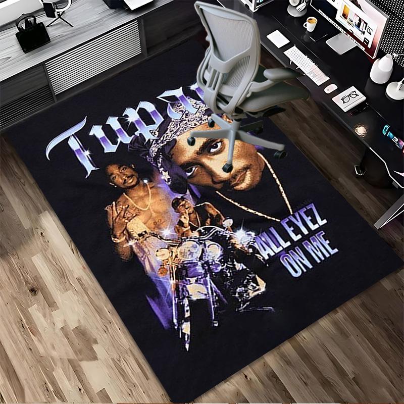 Tupac Legends Living Room Non-Slip Area Rug Soft Carpet for Bedroom Game Playroom Sofa Office Home Decor Doormat Christmas Gift C9211172