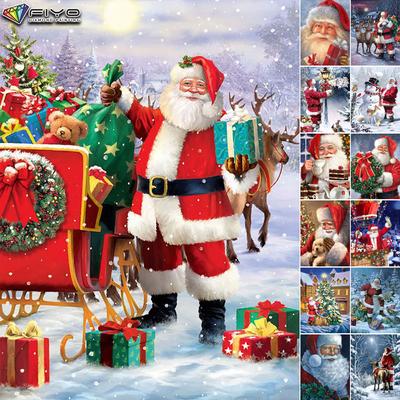 DIY 5D Diamant Malerei Weihnachtsbaum Santa Schneemann Kreuzstich Kit voller Bohrer Stickerei Mosaik Kunst Bild von Strass Geschenk