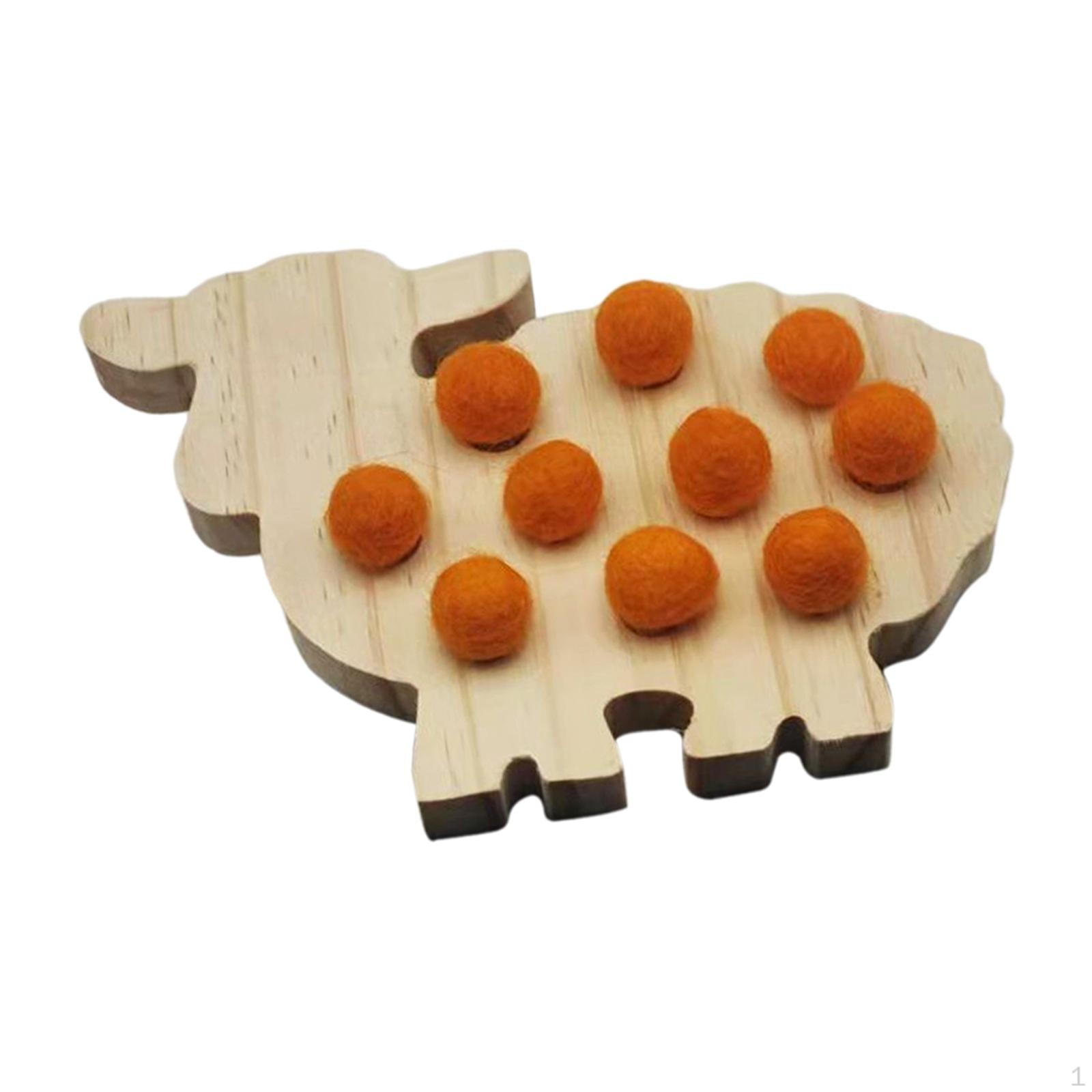 Educational Wooden Board Game for Counting and Matching Beads - Enhance Learning Skills Kids Sheep