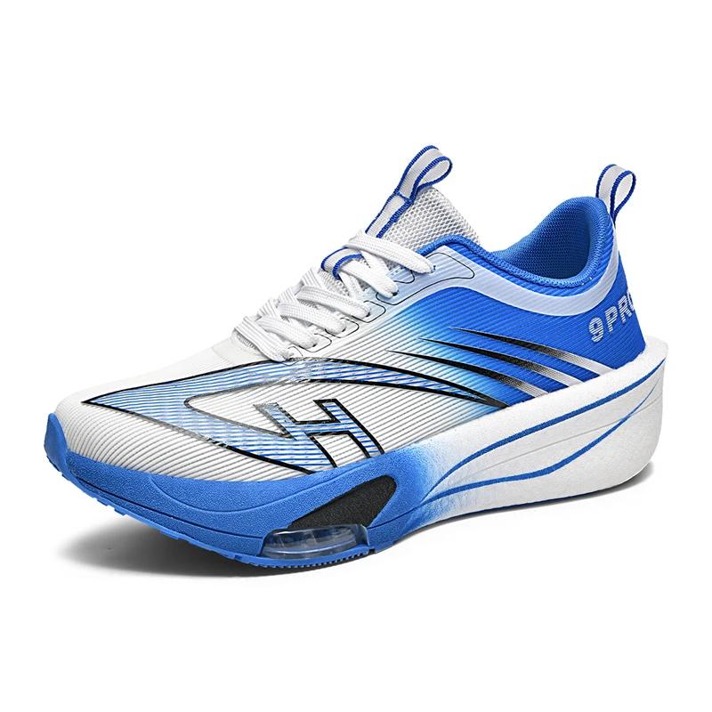 Men New Sport Sneakers Men's Carbon Plate Ultra Light Breathable Mesh Running Shoes Cosy Rebound Versatile Outdoor Running Shoes