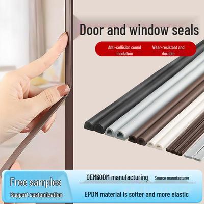 Windproof EPDM Rubber Door Frame Seal: I, D, E-Types for Tightly Closing Gaps
