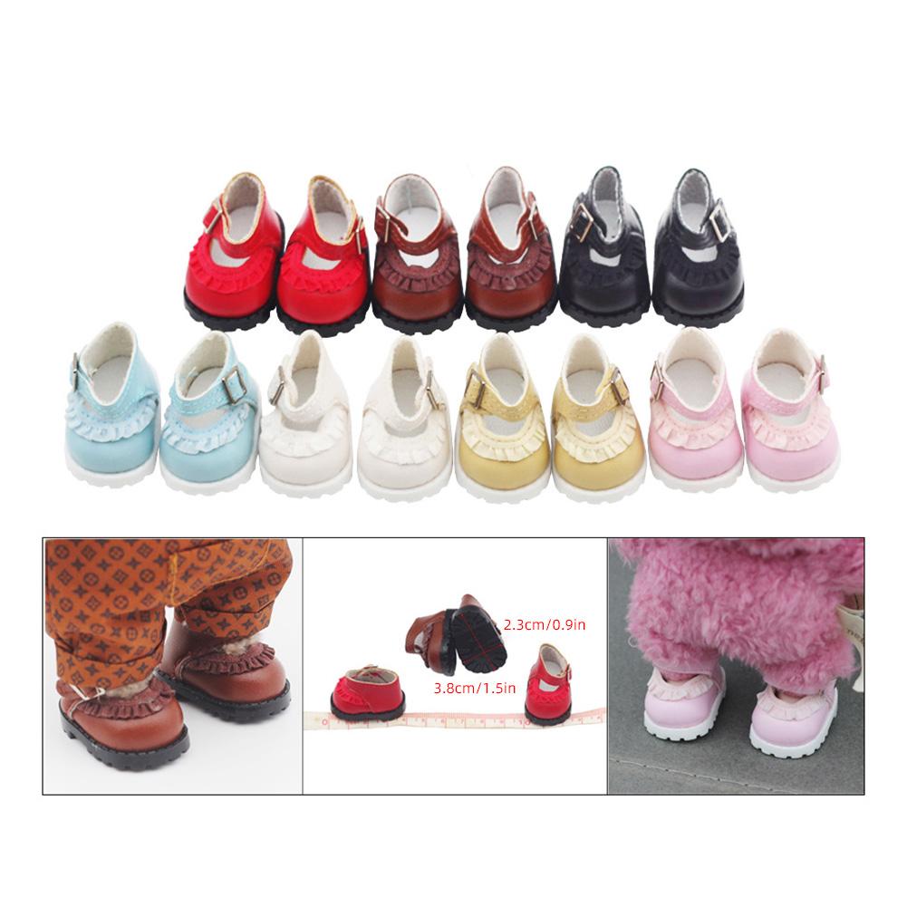 For LABUBU Leather Shoes Suitable for 17cm Cotton Dolls Shoes Boots Toys Casual Sports Shoes Dolls Accessories DIY Doll Toys