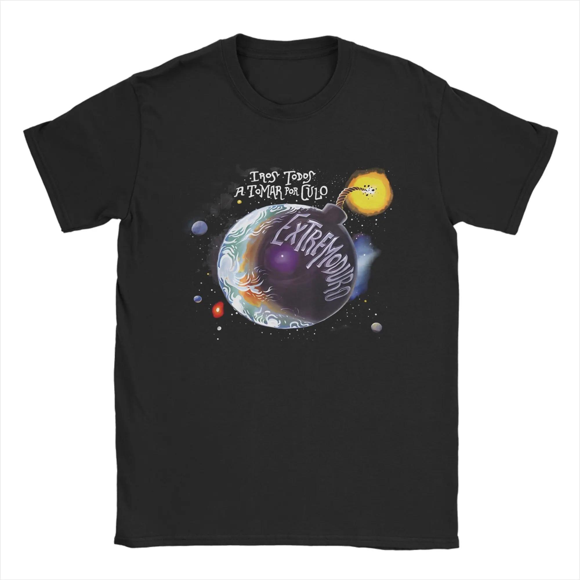 

Extremoduro Spanish Rock Band Unisex Graphic TShirt 100 Cotton Crew Neck Short Sleeve Creative Music Fan Tshirt S