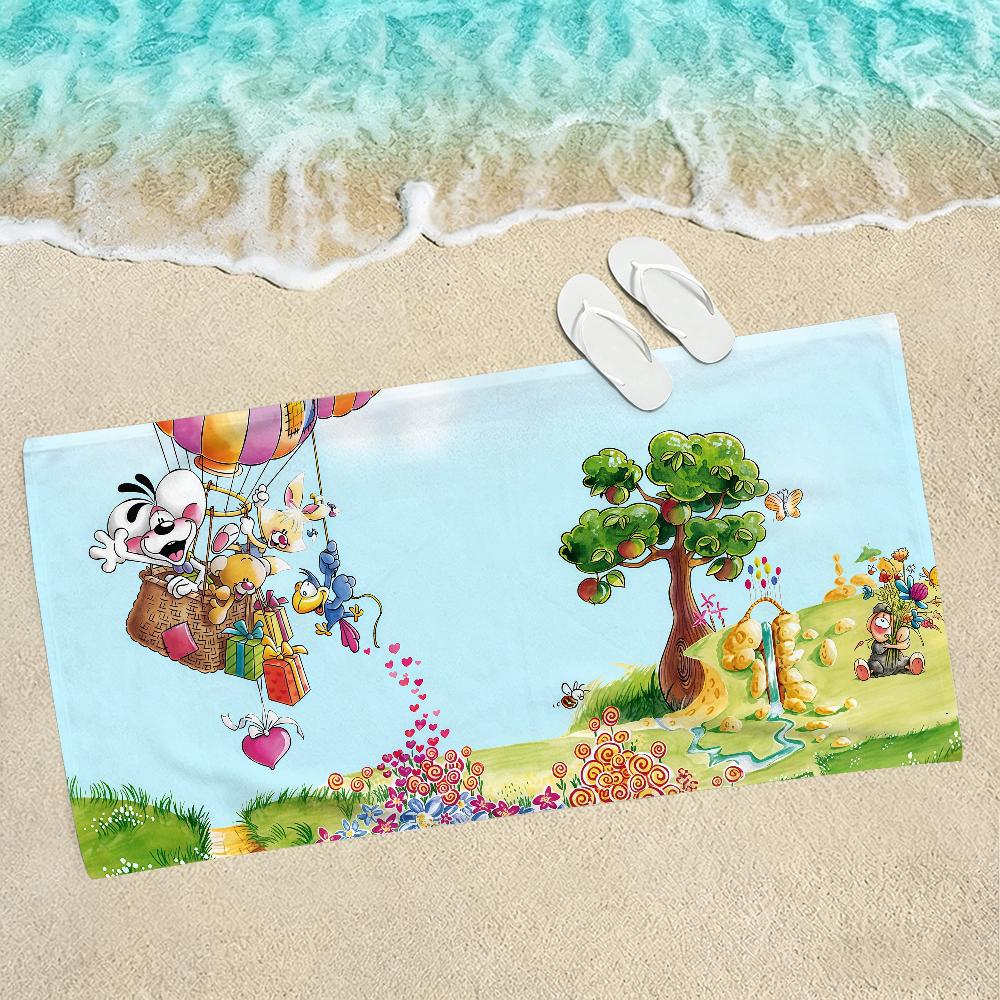 Cartoon D-Diddl Rat Towel Towels For Beaches Yoga Studios Gyms Hot Springs Swimming Pools And Picnics