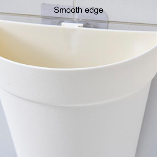 Flower Pot Simple Elegant Semicircle Wall-mounted Garden Plant Succulent Pot Gardening Supplies