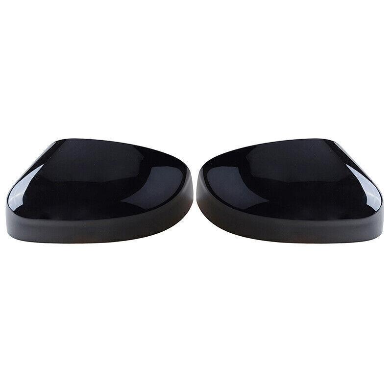 Rear View Mirror Cover Cap Replacement Gloss Black For Ford Focus 2012 2013 2014
