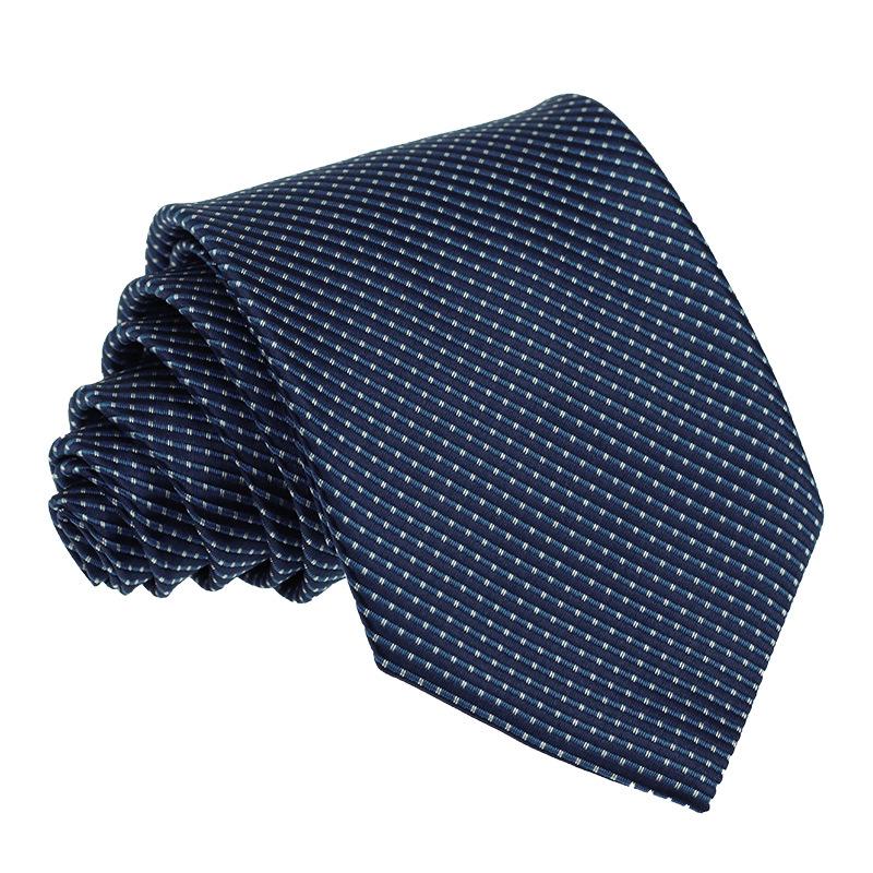 Men's Premium 7.5cm Plaid Polyester Tie for Business, Casual, Wedding, or Best Man Suit.