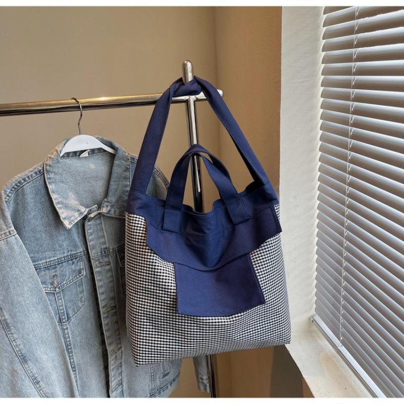 Fashion Canvas Bag Women's New Large-capacity Women's Tote Bag Casual Versatile Going Out Commuting Shoulder Bag