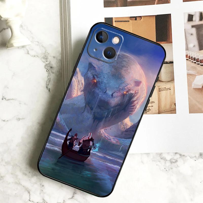 God Of War Funda For iPhone 15 16 13 12 Mini 11 14 Pro Max 7 8 Plus X XR XS Max Phone Case