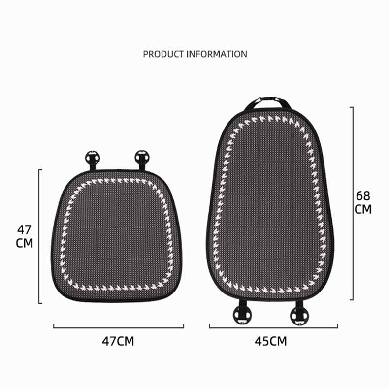Accesorii perne pentru mașină Four Seasons Mașină universală din mătase de gheață cu plasă de pernă de scaun anti-alunecare, cu plasă roșie pentru pasăre, husă pentru scaun auto