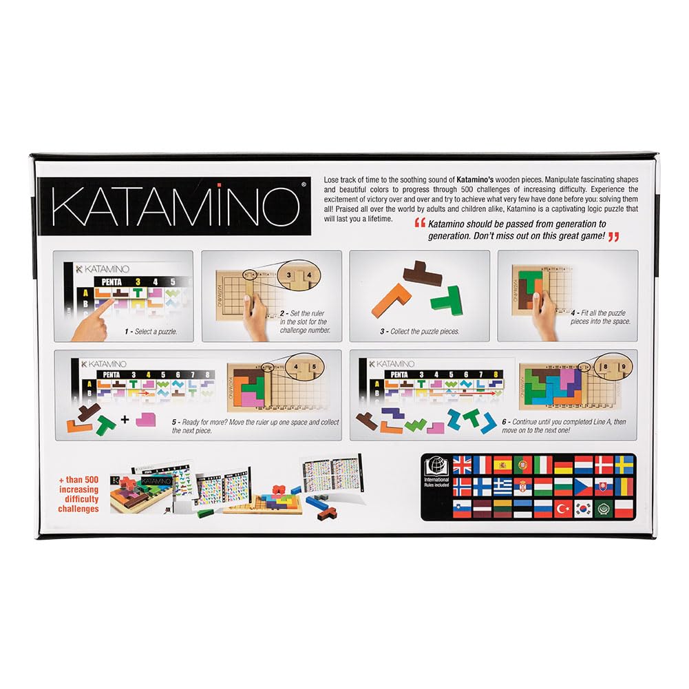 Gigamic Katamino Wooden Board Game Puzzle