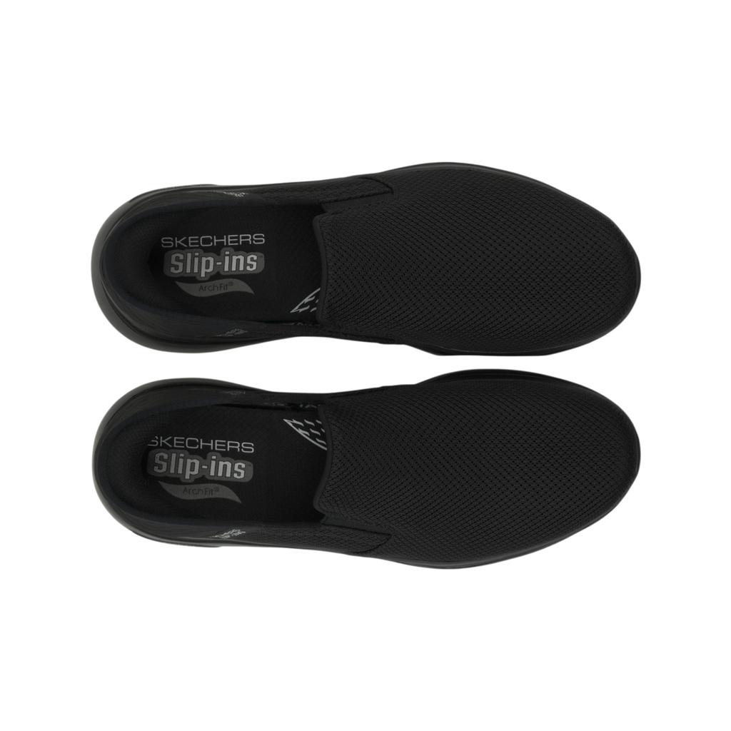 Skechers Nazouvací boty Síťovina Flash Technologie Pohodlné Všestranné Nízké Ležérní boty Pánské tenisky Černá 216600-BBK