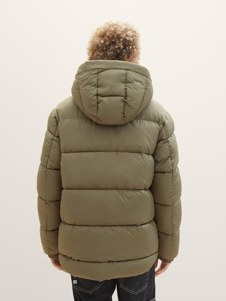 Зимняя куртка Tom Tailor Denim Pufferjacke (1038858) Mit Recyceltem Polyester (1038858) пыльный оливково-зеленый