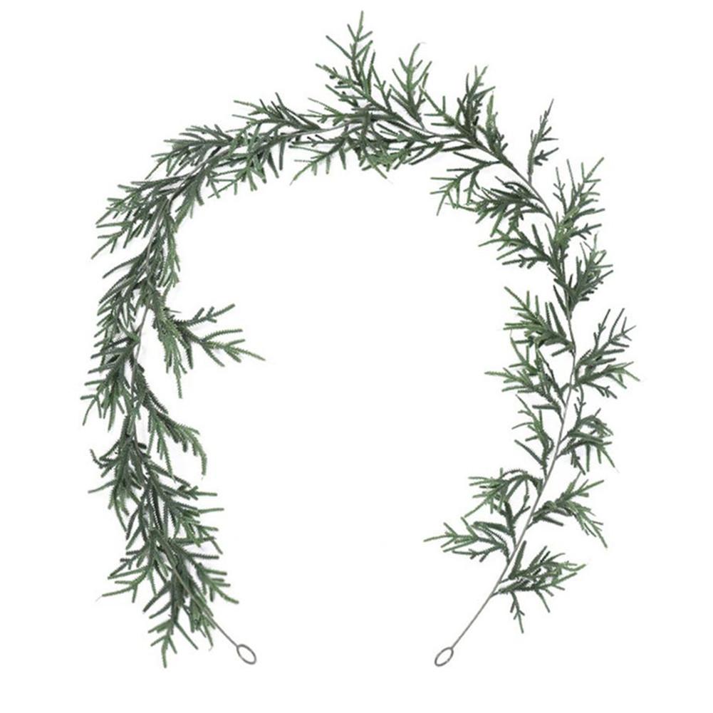6ft Christmas Garland, Realistic Pine Garlands Christmas Decorations, Artificial Faux Greenery Garland For Mantle Indoor Home Xmas Holiday Decor