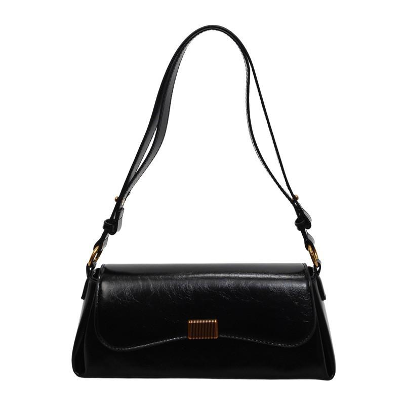 Stylish Vintage PU Crossbody Bag Women Minimalist Square Shoulder With Rivet Detail Daily Wear Accessory