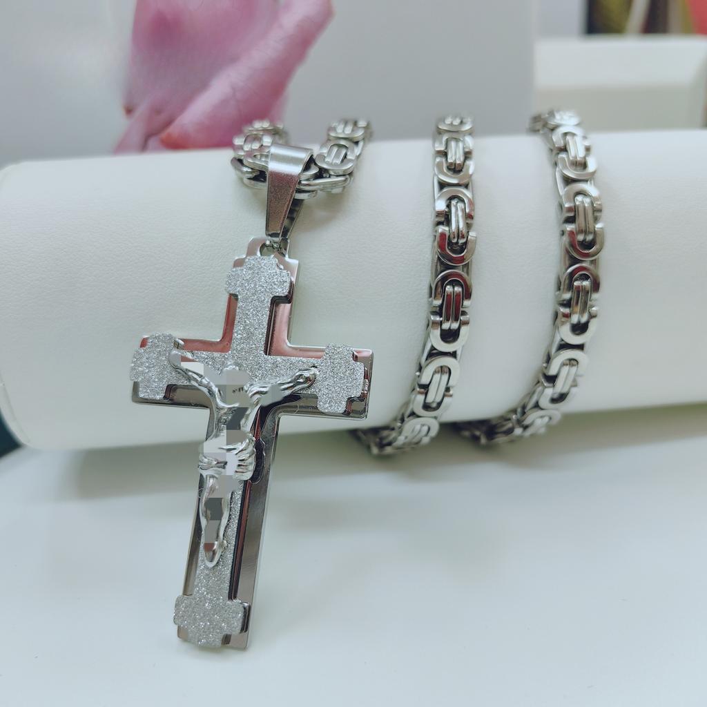 Ashion Trend Personalized Cross Pendant Necklace Jewelry 2026 Men's Pendant Necklace Jewelry Accessories