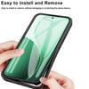 For Oppo Reno14 F 5G Case Acrylic + TPU Clear Phone Cover with PET Screen Film